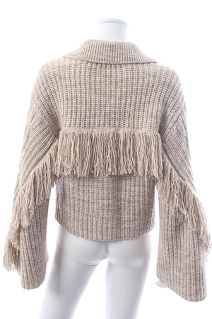 Jonathan Simkhai Kara Cable Knit Polo Sweater