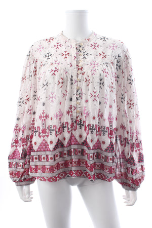 Isabel Marant Etoile Salika Printed Cotton Blouse