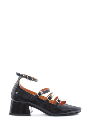 Sezane Elodie Mary Jane Patent Leather Pumps