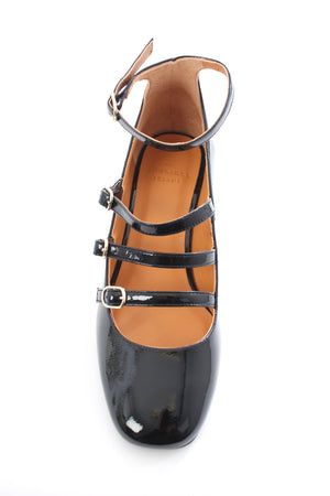 Sezane Elodie Mary Jane Patent Leather Pumps