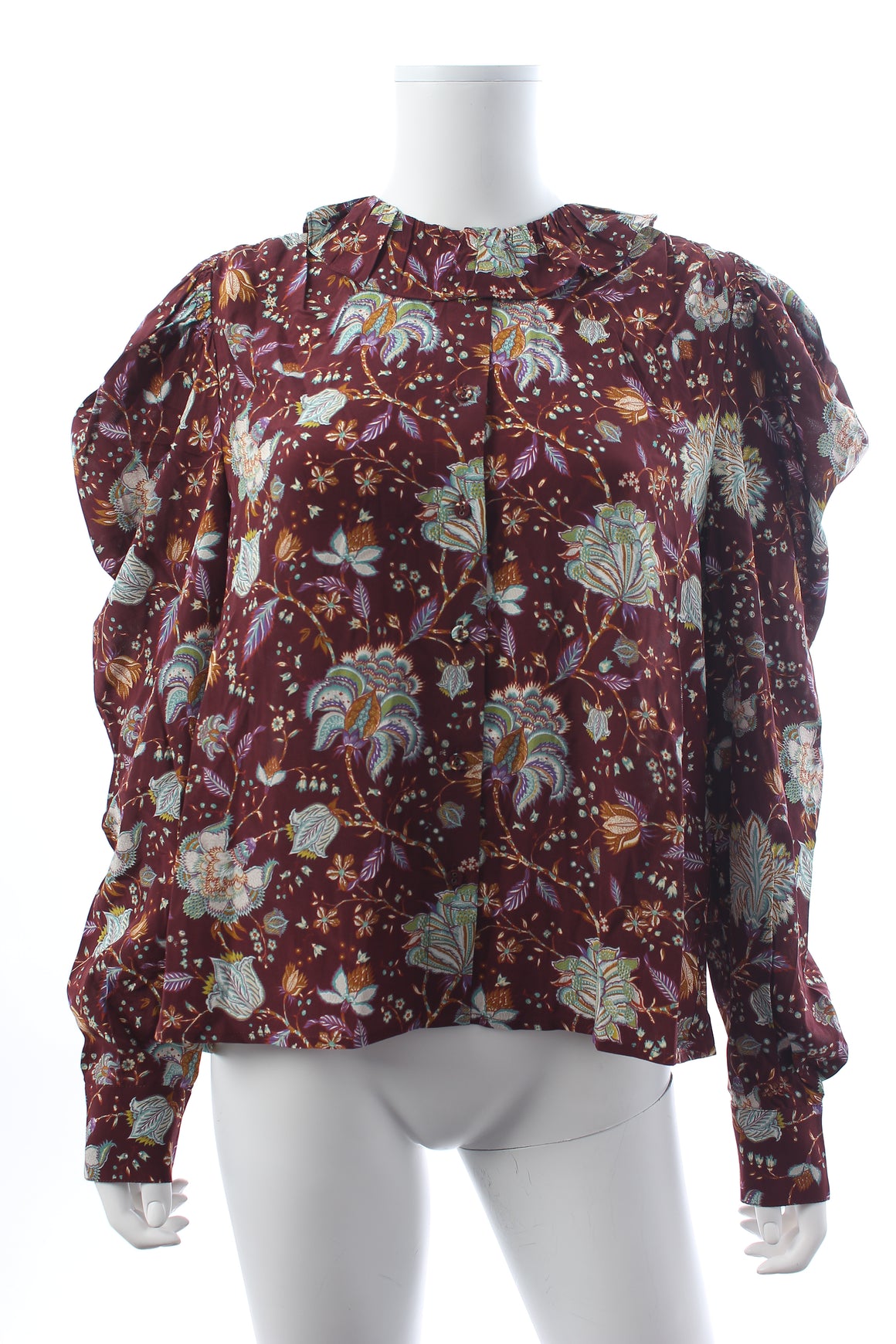 Ulla Johnson Dara Floral Printed Silk Blouse