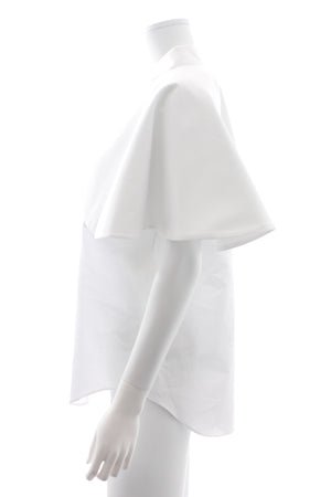 Comme des Garçons Cotton Cape-Detail Shirt