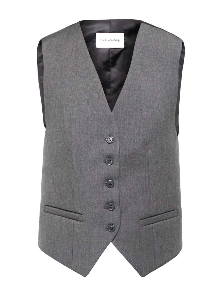The Frankie Shop Gelso Waistcoat / Grey