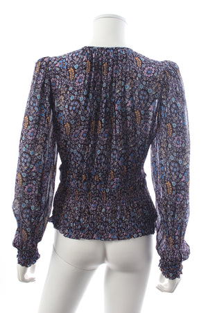 Isabel Marant Etoile Nibel Floral Printed Blouse