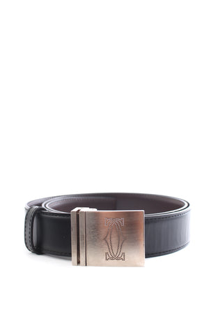 Cartier Logo Buckle Leather Belt