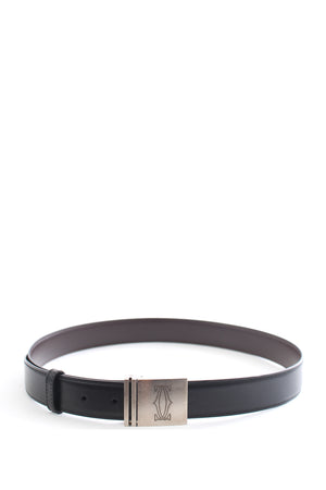 Cartier Logo Buckle Leather Belt