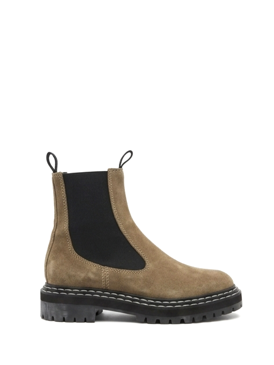 Proenza Schouler Suede Chelsea Ankle Boots