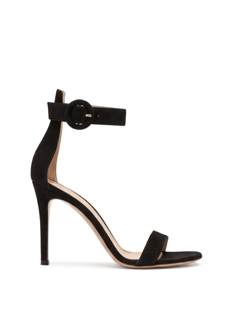 Gianvito Rossi Portofino 85 Suede Sandals