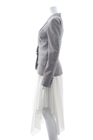 Monse Glen Plaid Jacket Dress