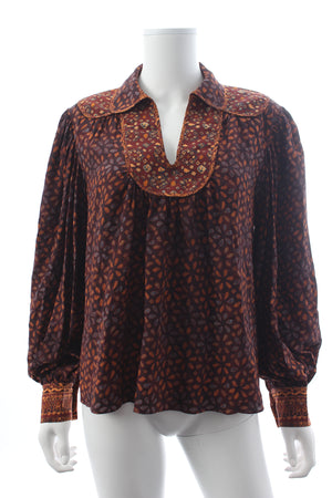 Ulla Johnson Aninda Printed Blouse