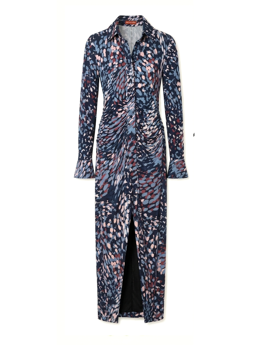 Altuzarra Claudia Abstract Printed Jersey Shirtdress