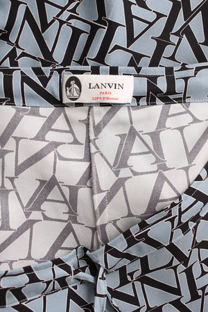 Lanvin Silk Logo-Print Jogger Trousers