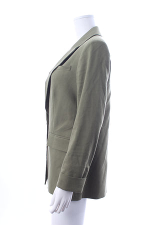 Veronica Beard Sevi Linen-Blend Twill Blazer