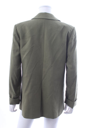 Veronica Beard Sevi Linen-Blend Twill Blazer