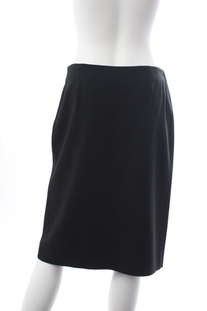 Valentino Classic Crepe Skirt