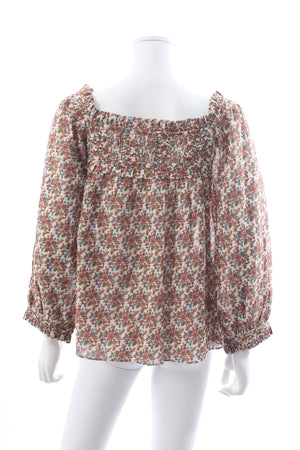 Dôen Agotha Organic Cotton Floral Printed Top