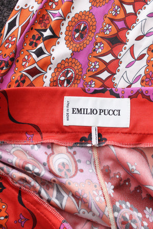 Emilio Pucci Printed Jersey Flared Trousers