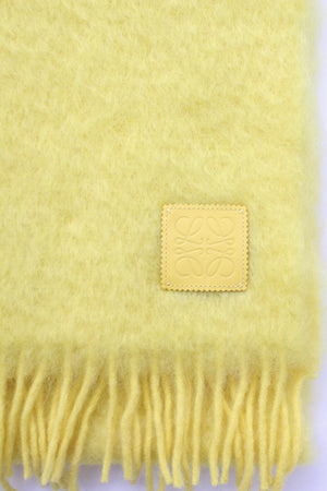 Loewe Anagram-Patch Wool and Mohair-Blend Scarf