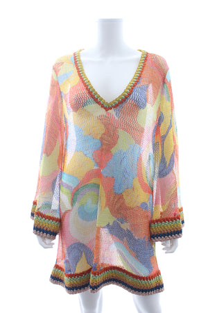 Missoni Mare Crochet Knit Coverup Dress
