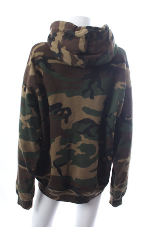 Supreme Reflective Hooded Woodland Camo Sweatshirt