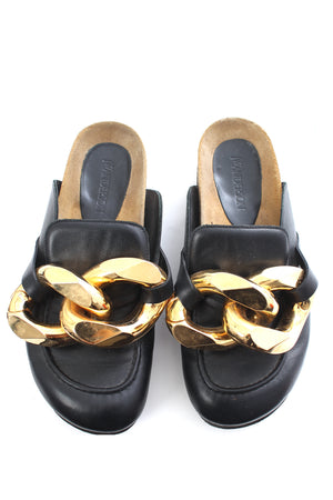 JW Anderson Chain-Link Leather Mules