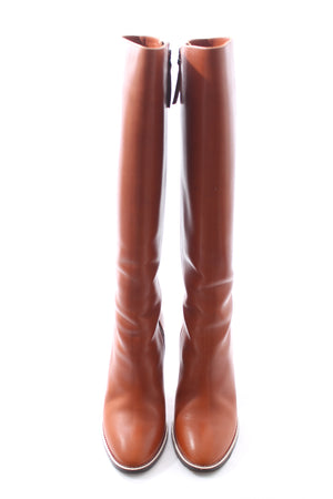 Chloe Leather Knee-High Boots