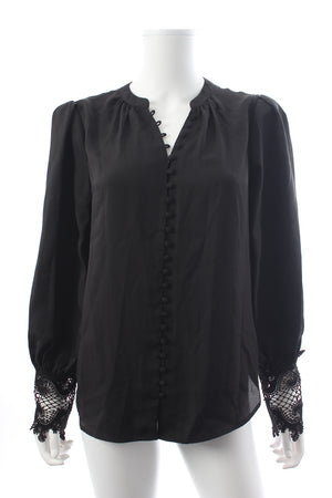 L'Agence Ava Lace Cuff Blouse - Current Collection