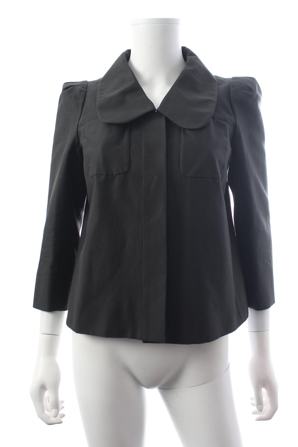 Chloe Silk Collared Jacket