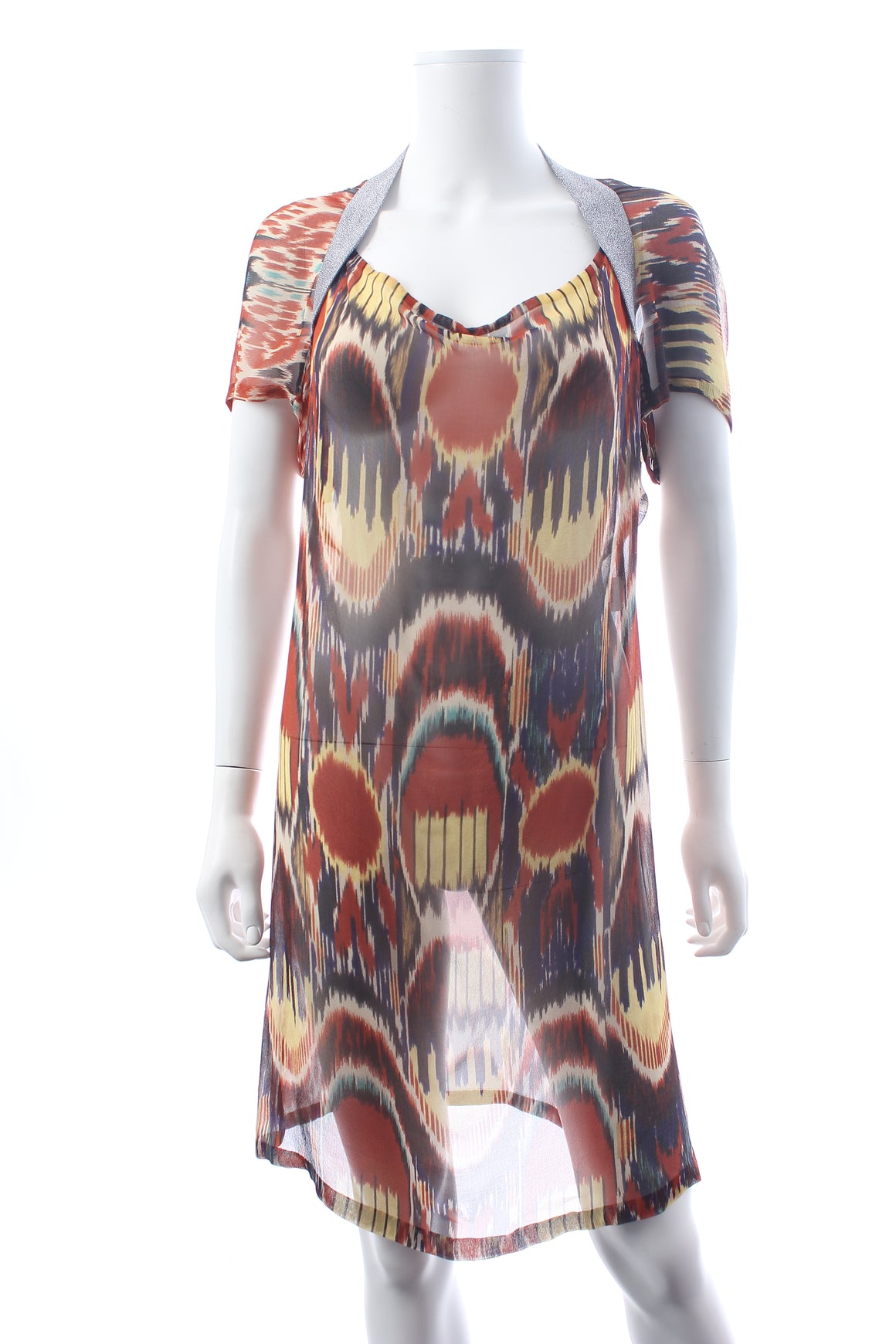 Dries Van Noten Silk Printed Mini Dress