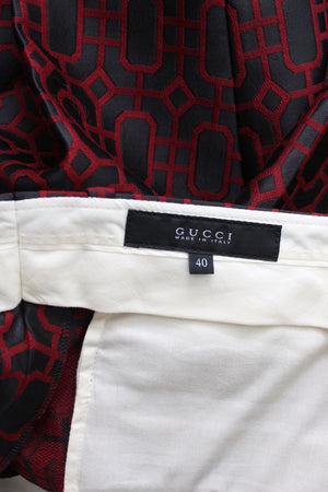 Gucci Geometric Jacquard Tailored Trousers