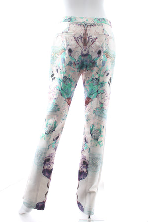 Prabal Gurung Wool and Silk-Blend Floral Printed Trousers