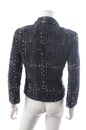 Chanel Spring 2006 Collection Tweed Silk-Blend Jacket