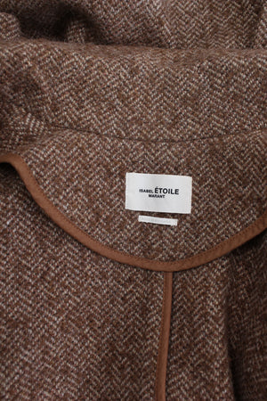 Isabel Marant Étoile Ojima Double-Breasted Wool-Blend Coat