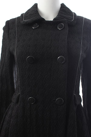 Bottega Veneta Wool and Silk-Blend Double Breasted Coat