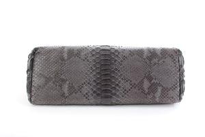 Bottega Veneta Python Foldover Clutch Bag