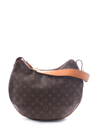 Louis Vuitton Croissant GM Leather-Trimmed Monogram Canvas Shoulder Bag