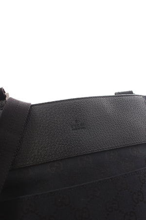 Gucci GG Canvas and Leather Messenger Bag