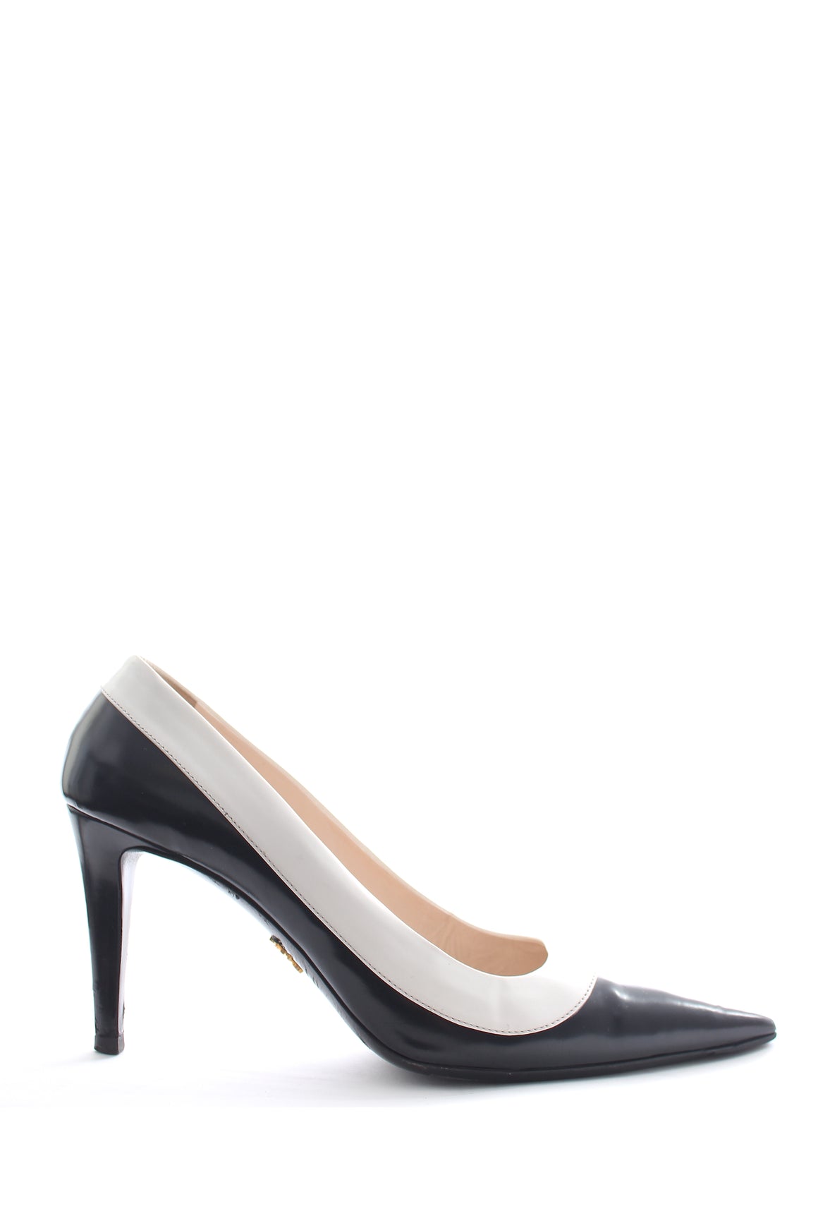 Prada Two-Tone Leather Pumps