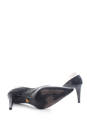 Prada Two-Tone Leather Pumps