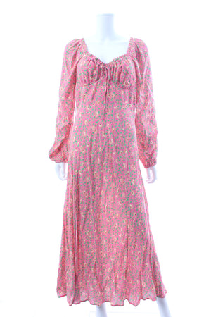 RIXO Olimani Printed Midi Dress