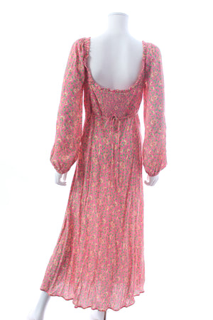 RIXO Olimani Printed Midi Dress