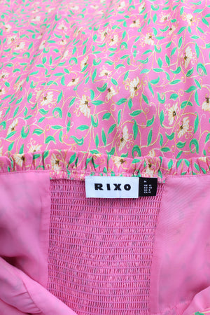 RIXO Olimani Printed Midi Dress