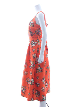 Emilia Wickstead Shaina Floral Printed Midi Dress
