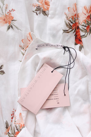 Emilia Wickstead Molly Floral Printed Cotton-Poplin Mini Dress