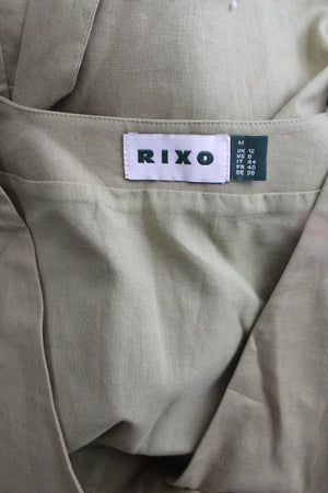 RIXO Norah Linen-Blend Waistcoat