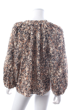 Ulla Johnson Edith Marble Printed Blouse