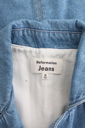 Reformation Nova Denim Waistcoat
