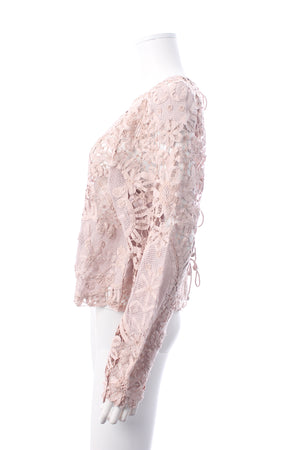 SEA New York Bente Embroidered Cotton Top