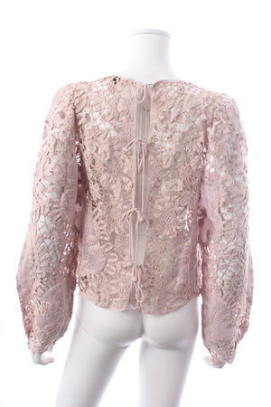SEA New York Bente Embroidered Cotton Top