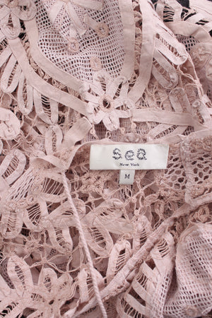 SEA New York Bente Embroidered Cotton Top